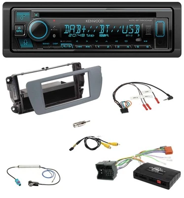 Kenwood Bluetooth DAB CD Lenkrad USB Autoradio für Seat Ibiza 2008-2015 conemara - Bild 1 von 4