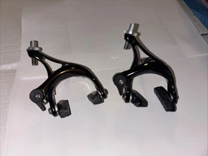 TEKTRO Front/Rear Brake Caliper Set R520 Dual Pivot Black Road Bike Brakeset - Picture 1 of 11