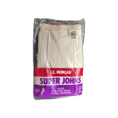 VTG NOS J.E. Morgan Super Long Johns Thermal Underwear Large L (38-40) NWT USA - Image 1 of 2