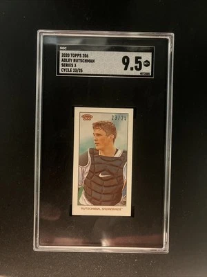 2020 Topps 206 Series 3 Adley Rutschman Cycle Back Orioles  /25 SGC 9.5 - Image 1 of 2