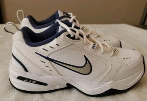 Nike Mens Air Monarch IV White Sneakers Size 8 - Picture 1 of 6