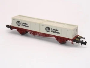Minitrix N DC 13595 Behälterwagen ICI ---6.4.--- - Bild 1 von 1
