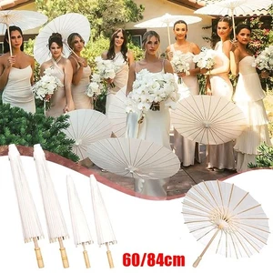 1Pcs Dia 60/84cm Paper Umbrella Photography Prop for Anniversary Wedding Party - Picture 1 of 14