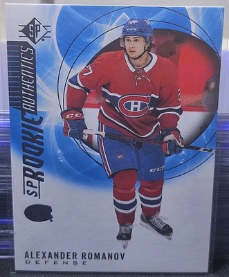 20-21 SP Alexander Romanov Rookie Authentics 🚨🚨🚨 Montreal Canadiens  - Image 1 of 2