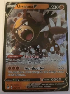 Ursaluna V 102/195 Swsh12: Sword & Shield - Silver Tempest Holo - Picture 1 of 1