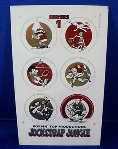 POGS Poppin' Top Productions Jockstrap Jungle Pog Set of 6 - Picture 1 of 4