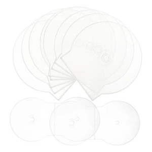 20 Pcs Custodia CD Per Il Gioiello Archiviazione DVD Rotonda in Plastica - Afbeelding 1 van 12