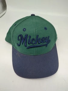Mickey Baseball Cap Snapback Mütze Vintage Style The Disney Store grün und marine - Bild 1 von 8