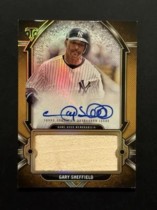 GARY SHEFFIELD (09/25) (JUMBO BAT RELIC AUTO) 2024 Topps Triple Threads Signed - Picture 1 of 10