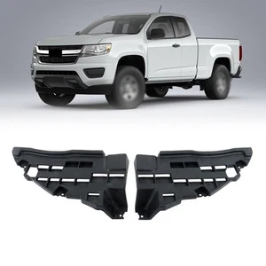Front Bumper Brackets Plastic Black 2PCS Fit For Chevrolet Colorado 2015-2020 - Picture 1 of 14