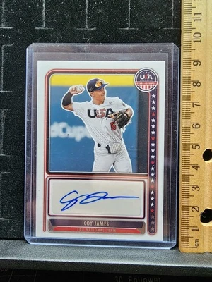 2024 Panini USA Stars & Stripes Auto/Jersey #NTS-CJ Coy James - Image 1 of 2