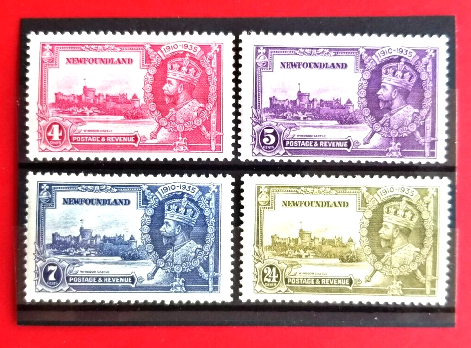 Canada Newfoundland #226-229 Silver Jubilee Issue MH - Image 1 of 1