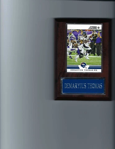 DEMARYIUS THOMAS PLAQUE DENVER BRONCOS FOOTBALL NFL   C2 Cover