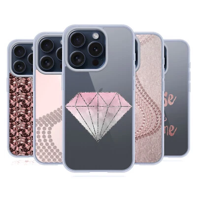 OFFICIAL LEBENSART VARIOUS ROSE GOLD SOFT GEL CASE FOR APPLE iPHONE PHONES - Image 1 of 4