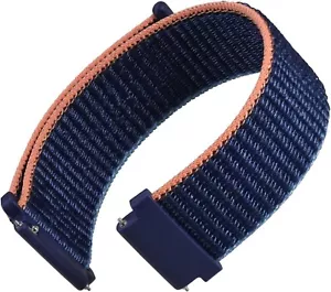  Adjustable Nylon Watch Band, Quick Release Sport Loop Strap () 18mm Navy Blue - Picture 1 of 6
