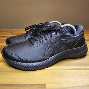 Asics Gel Running Damengröße 11 schwarz Leder Amplifoam Contend SL Komfort - Bild 1 von 13