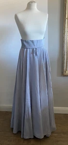 Rock 36/38 Reine Seide Grau Gerda Gregor Maxi Sommer - Bild 1 von 11