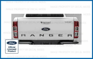 2019 Ford RANGER Tailgate Inserts Decals Letters Indent Stickers - DARK GRAY - Picture 1 of 1