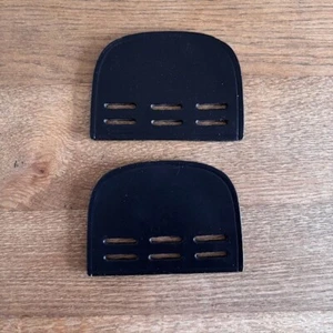 Buckle Guard for Saddles, One Pair, BLACK, Leather, FREE UK Postage - Picture 1 of 1