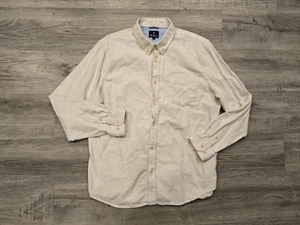 Ben Sherman Hemd Herren XL weiß Button Down schwere Baumwolle Langarm Tasche - Bild 1 von 15