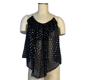Étoile By Isabel Marant Silk Top Womens Blouse Ruffle Layered MSRP $385 - Picture 1 of 7