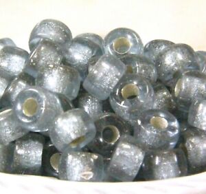  Pony, Roller Beads, 9mm, 3.5mm Hole, Alexandrite w/Silver Lining, 20 Pcs, 82