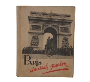 Vintage Paris Seen Through German Eyes Deutsch Gesehen Pocket Book 6" - Picture 1 of 11