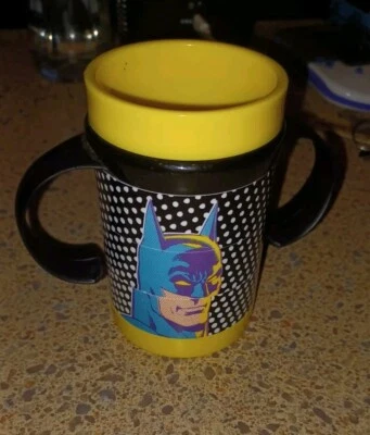 Raro DC Comics Batman Puzzle Cup Sippy Cup NOVO ESTADO  - Imagem 1 de 4