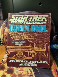 Libros de bolsillo Star Trek TNG Technical Manual (1991, SOFT), en muy buen estado, usados - Imagen 1 de 5