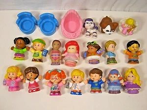 Fisher Price Little People Figures School Farmer Figure Animal Chairs Lot of 14 - Picture 1 of 7