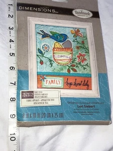Dimensiones Kit de bordado hecho a mano apliques de tela abrazos familiares 72-73772 - Imagen 1 de 7