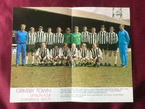 19 Autographs GRIMSBY TOWN FC 71/72-Official Card-Poster! Div.4- handsigned! - Picture 1 of 5