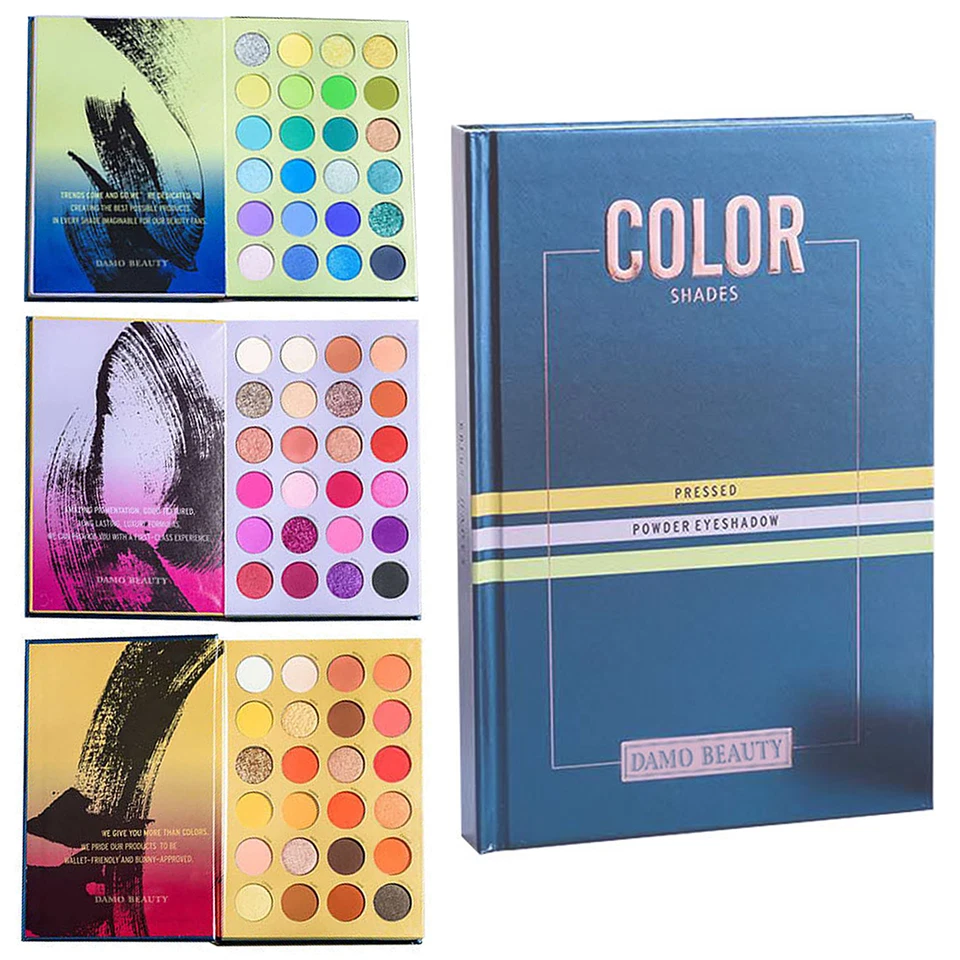 72 Colors Pro Shimmer Matte Eye Shadow Book Design Eyeshadow Palette Makeup Set - Image 1 of 4
