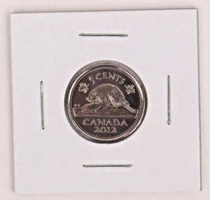2012 5C Canada 5 Cents Nickel Uncirculated Right from the Bank Wrap  - Picture 1 of 3