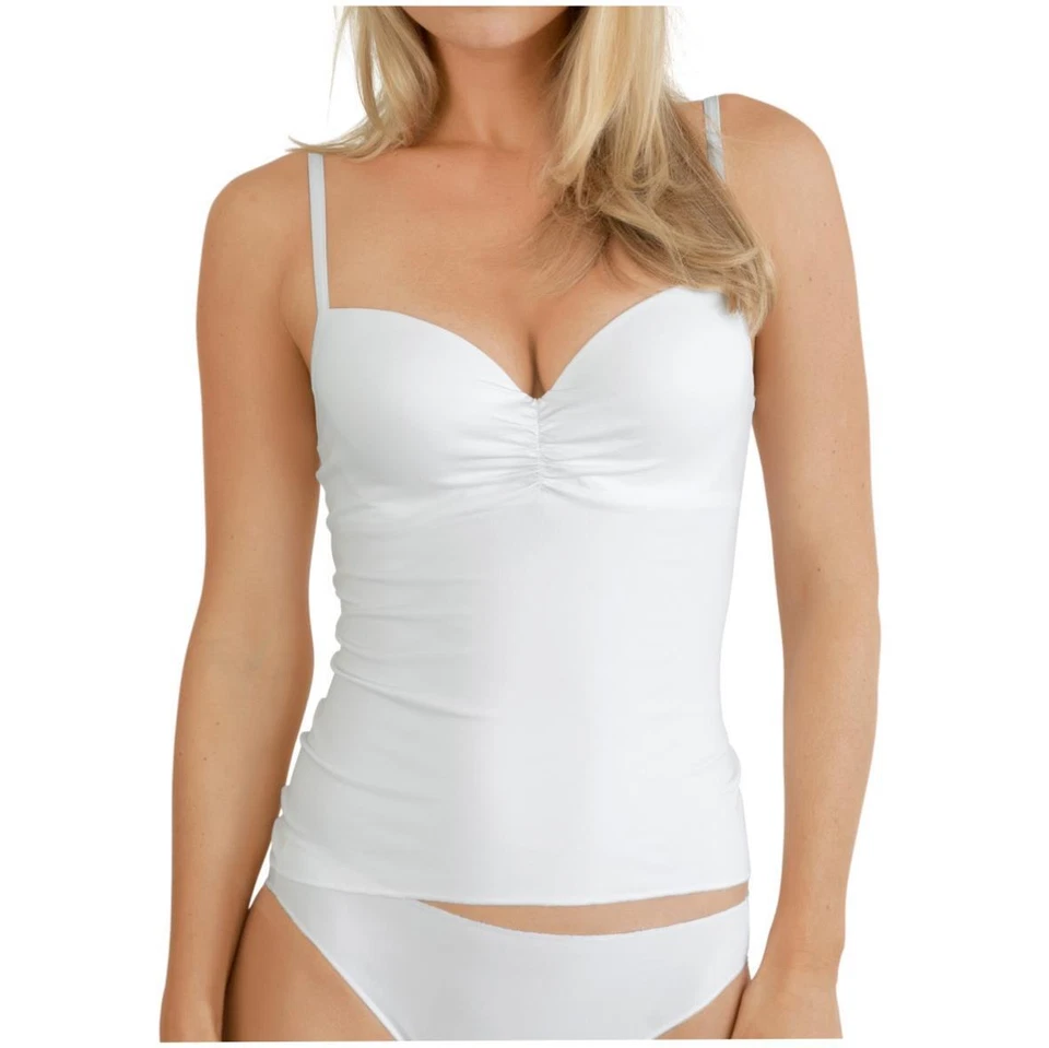 Nina von C. Damen BH-Hemd mit Bügel Secret BH-Top Schale Unterhemd Microfaser