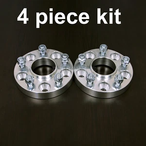 4pc 25mm (1") Hubcentric 5x114.3 Wheel Spacers 67.1 12x1.5 - for Hyundai Mazda - Picture 1 of 4