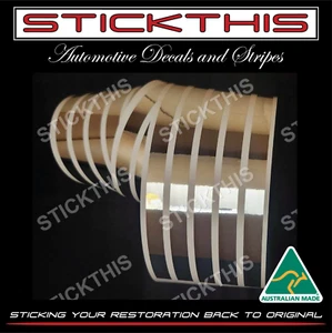 Door Molding Chrome Pinstripe Tape - Suit Holden VK Executive - Picture 1 of 2