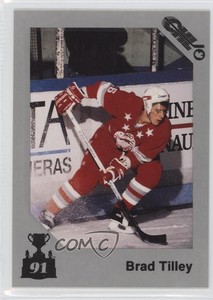 1990-91 7th Inning Sketch CHL Memorial Cup Brad Tiley #6