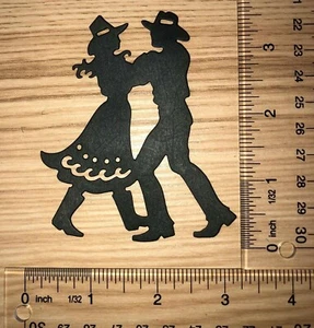 5 WESTERN DANCERS cardstock paper die cut embellishments scrapbook / card making - Picture 1 of 16