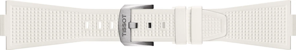*BRAND NEW* Authentic Tissot PRX White Rubber Watch Band Strap T603048463 - Image 1 of 1