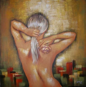 Wahrnehmung von Pollard Akt Haare 8x10 signiert Kunstdruck Schönheit Kosmetik weiblich - Bild 1 von 3