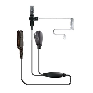 2 X MOTOROLA MOTOTRBO COVERT ACOUSTIC EARPIECE WITH PTT MIC DP2400 DP2600 DP3441 - Picture 1 of 7