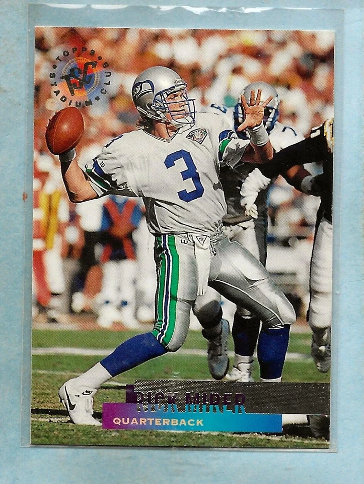RICK MIRER - 1995 Stadium Club - #271 - Seahawks - Comb. Shipping - Image 1 of 1