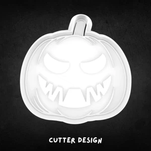 Halloween Pumpkin / Jack -O-Lantern 10 Cookie Cutter and Stamp - Picture 1 of 2