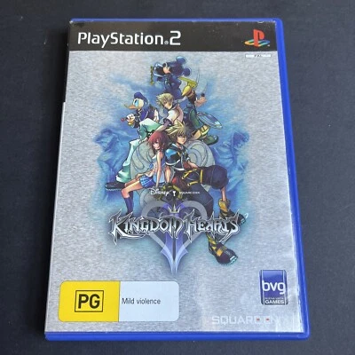 Kingdom Hearts II ( PlayStation 2 ) With Manual Disc Has Scratches - Image 1 of 4