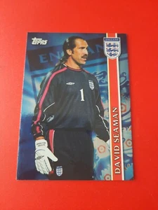 TOPPS - ENGLAND - 2002 - David Seaman - # E9 - INSERTS - BLUE FOIL - Picture 1 of 2