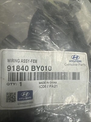 Conjunto de cableado genuino Hyundai Fem 91840-BY010 Foto 1 de 4