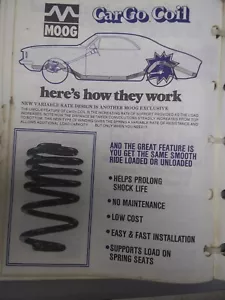 1981-1989 Chrysler/Dodge/Plymouth Compact MOOG CarGo Coil Rear Coil springs - Bild 1 von 4