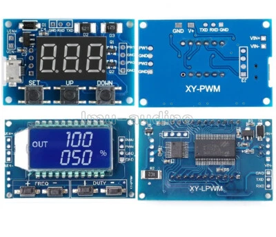 Adjustable PWM Pulse Frequency Duty Cycle Square Wave Signal Generator Module - Bild 1 von 3