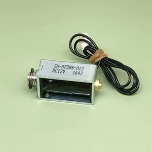 SH-0730S DC 6V-12V Push Pull Through Type Electromagnet Spring Electric Magnet - Picture 1 of 7